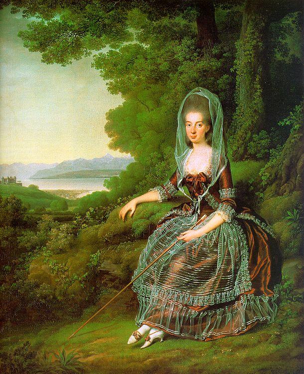 Jens Juel Madame de Pragins Norge oil painting art